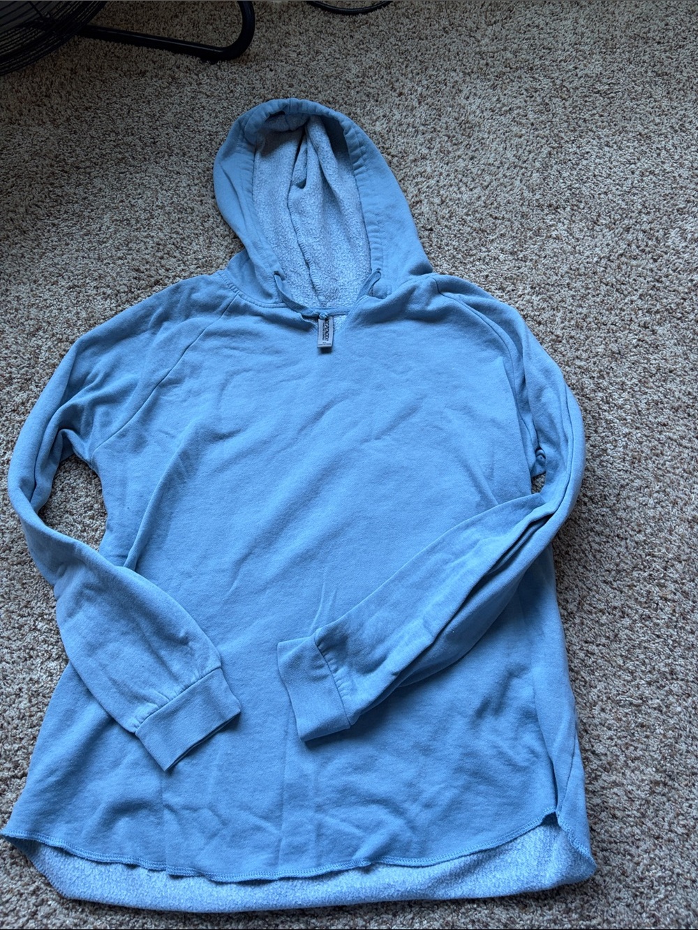 Light Blue Hooded Sweatshirt